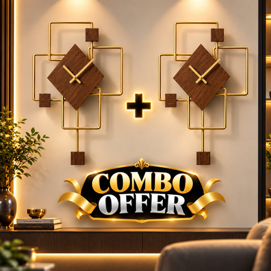 WallArtix wall clock combo