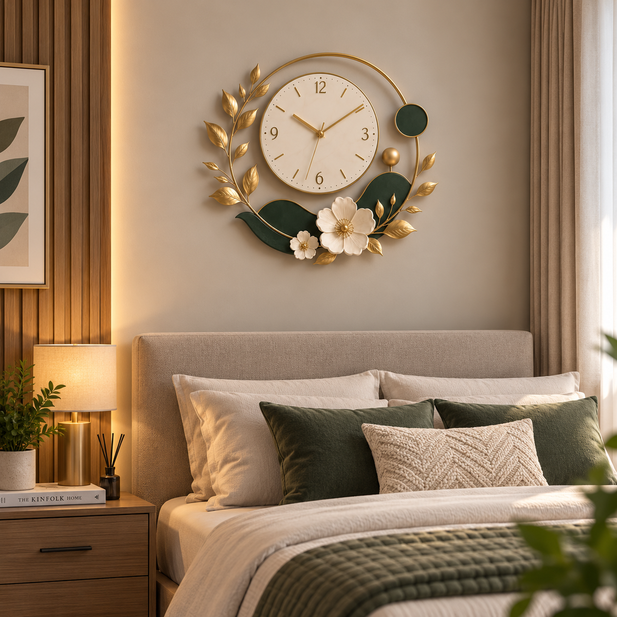 Metal Wall Art Modern Wall Hanging for Bedroom & Home [WALLNEEDS]