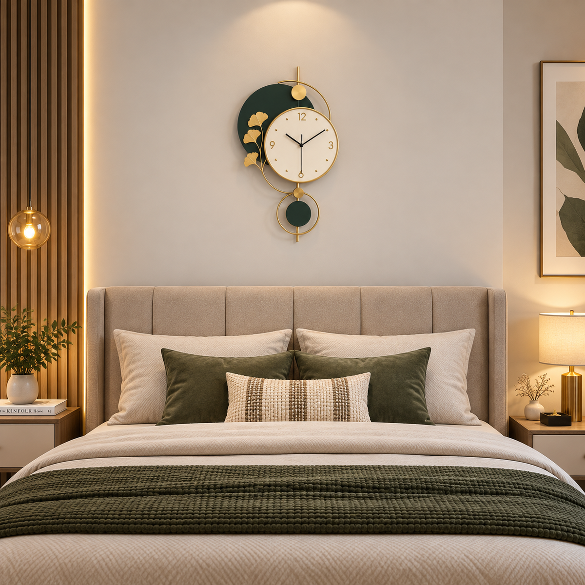 Metal Wall Art Modern Wall Hanging for Bedroom & Home [WALLNEEDS]