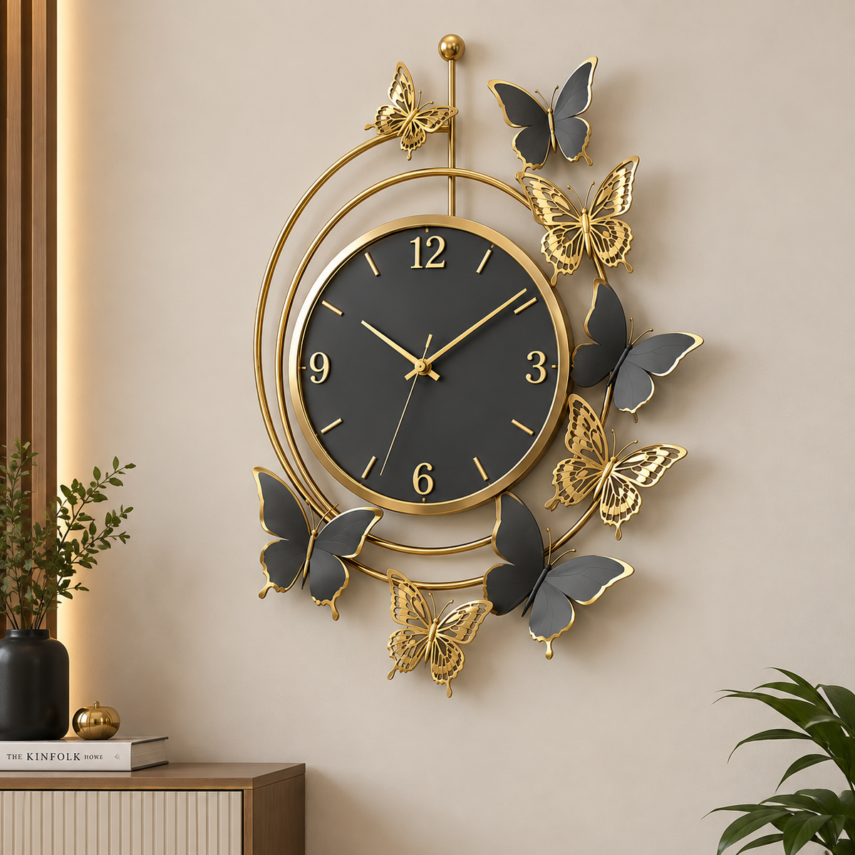 Metal Wall Art Modern Wall Hanging for Bedroom & Home [WALLNEEDS]