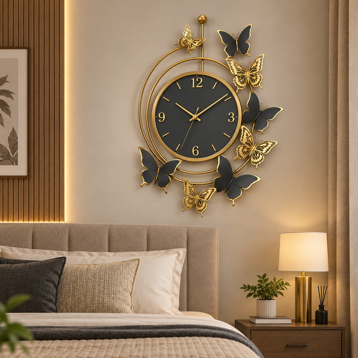 Metal Wall Art Modern Wall Hanging for Bedroom & Home [WALLNEEDS]