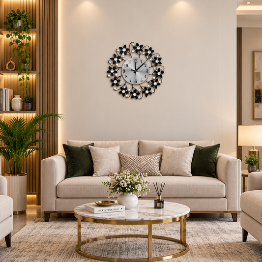 Metal Wall Art Modern Wall Hanging for Bedroom & Home [WALLNEEDS]