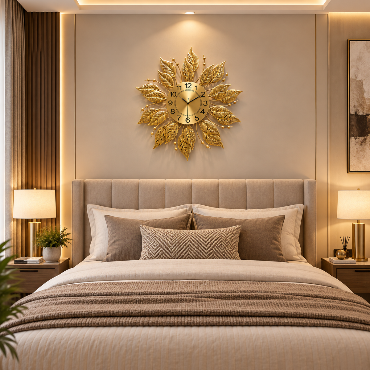 Metal Wall Art Modern Wall Hanging for Bedroom & Home [WALLNEEDS]
