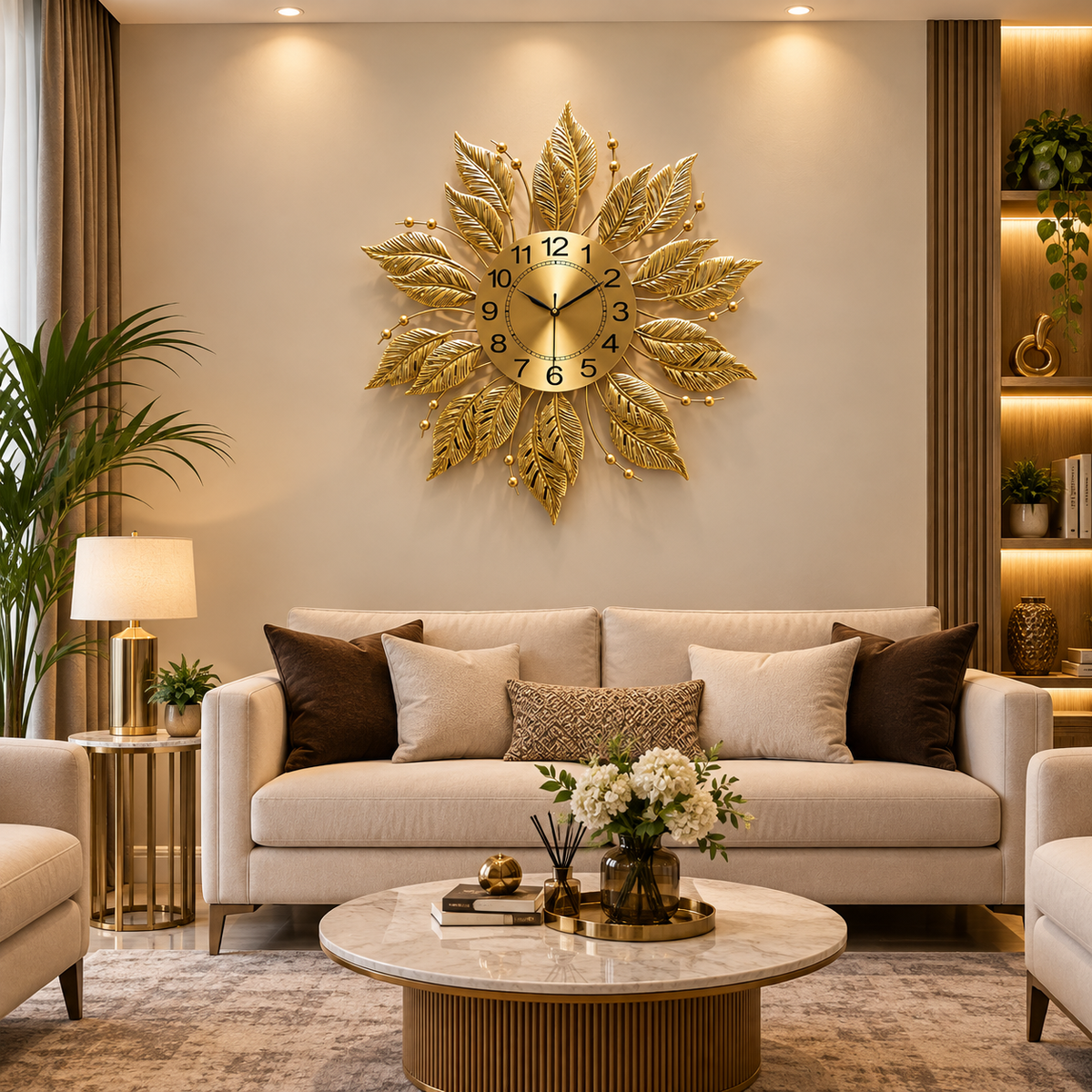 Metal Wall Art Modern Wall Hanging for Bedroom & Home [WALLNEEDS]