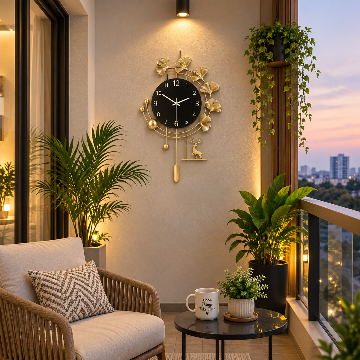 Metal Wall Art Modern Wall Hanging for Bedroom & Home [WALLNEEDS]