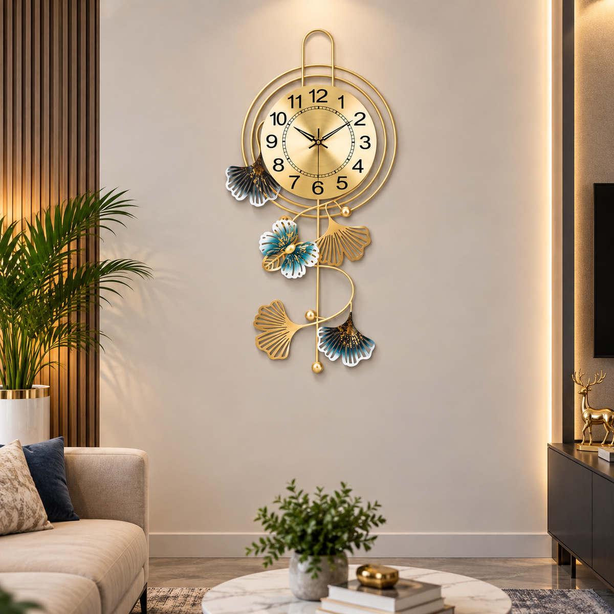 Metal Wall Art Modern Wall Hanging for Bedroom & Home [WALLNEEDS]