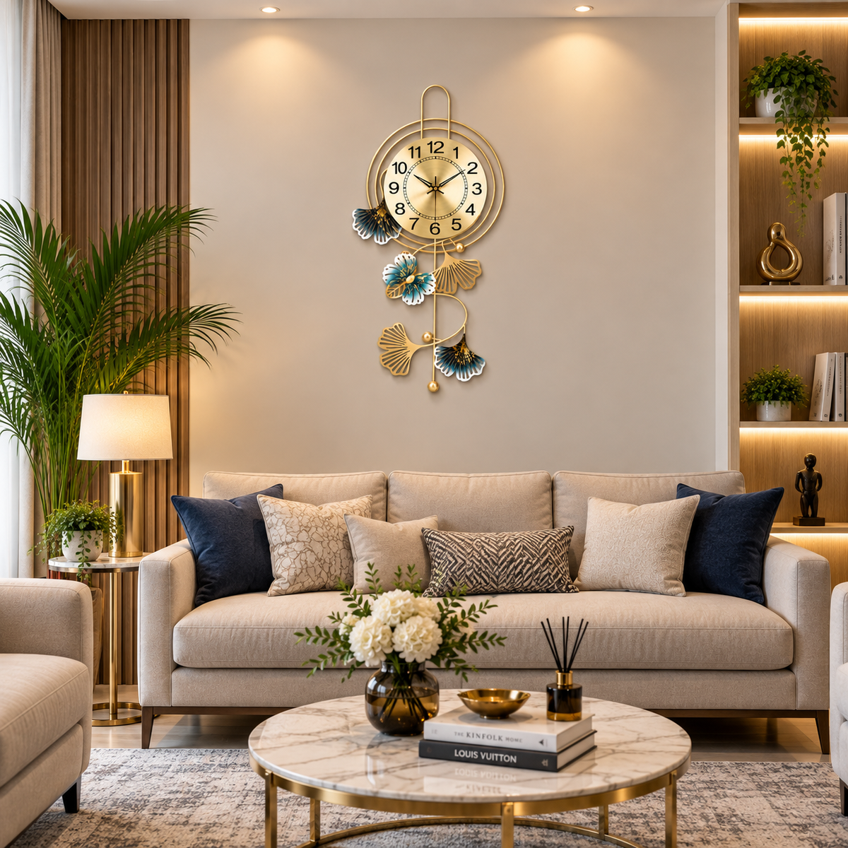 Metal Wall Art Modern Wall Hanging for Bedroom & Home [WALLNEEDS]