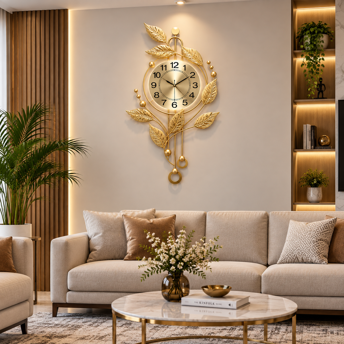 Metal Wall Art Modern Wall Hanging for Bedroom & Home [WALLNEEDS]