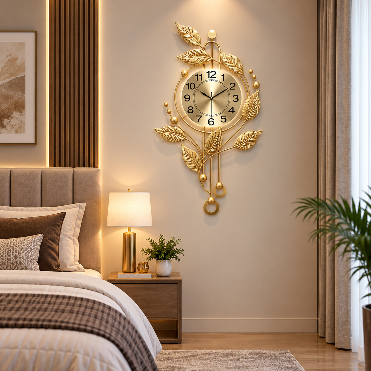 Metal Wall Art Modern Wall Hanging for Bedroom & Home [WALLNEEDS]