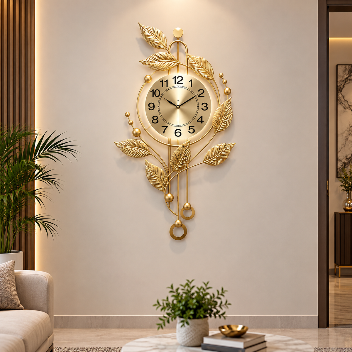 Metal Wall Art Modern Wall Hanging for Bedroom & Home [WALLNEEDS]