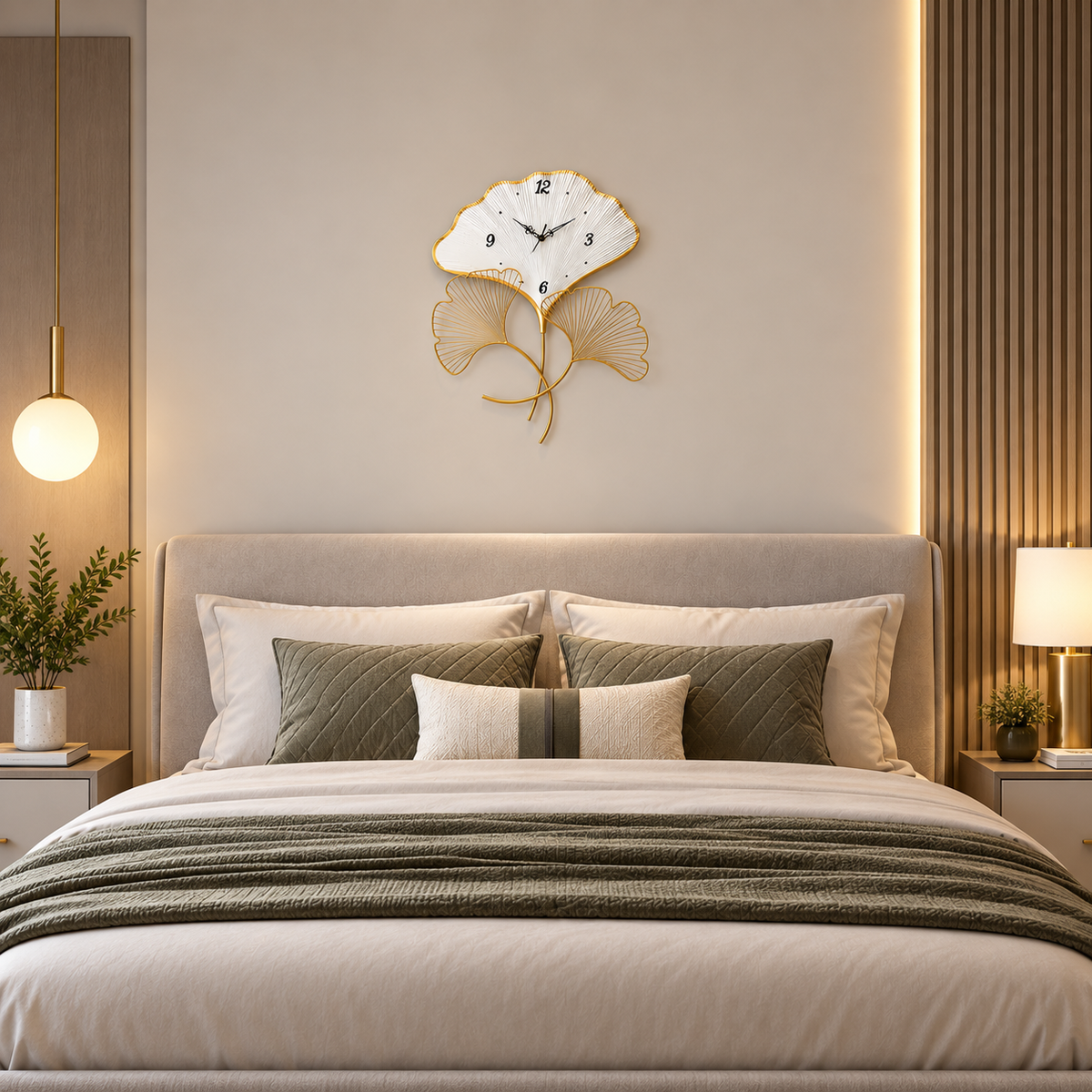 Metal Wall Art Modern Wall Hanging for Bedroom & Home [WALLNEEDS]