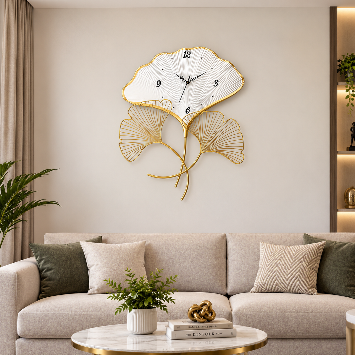 Metal Wall Art Modern Wall Hanging for Bedroom & Home [WALLNEEDS]