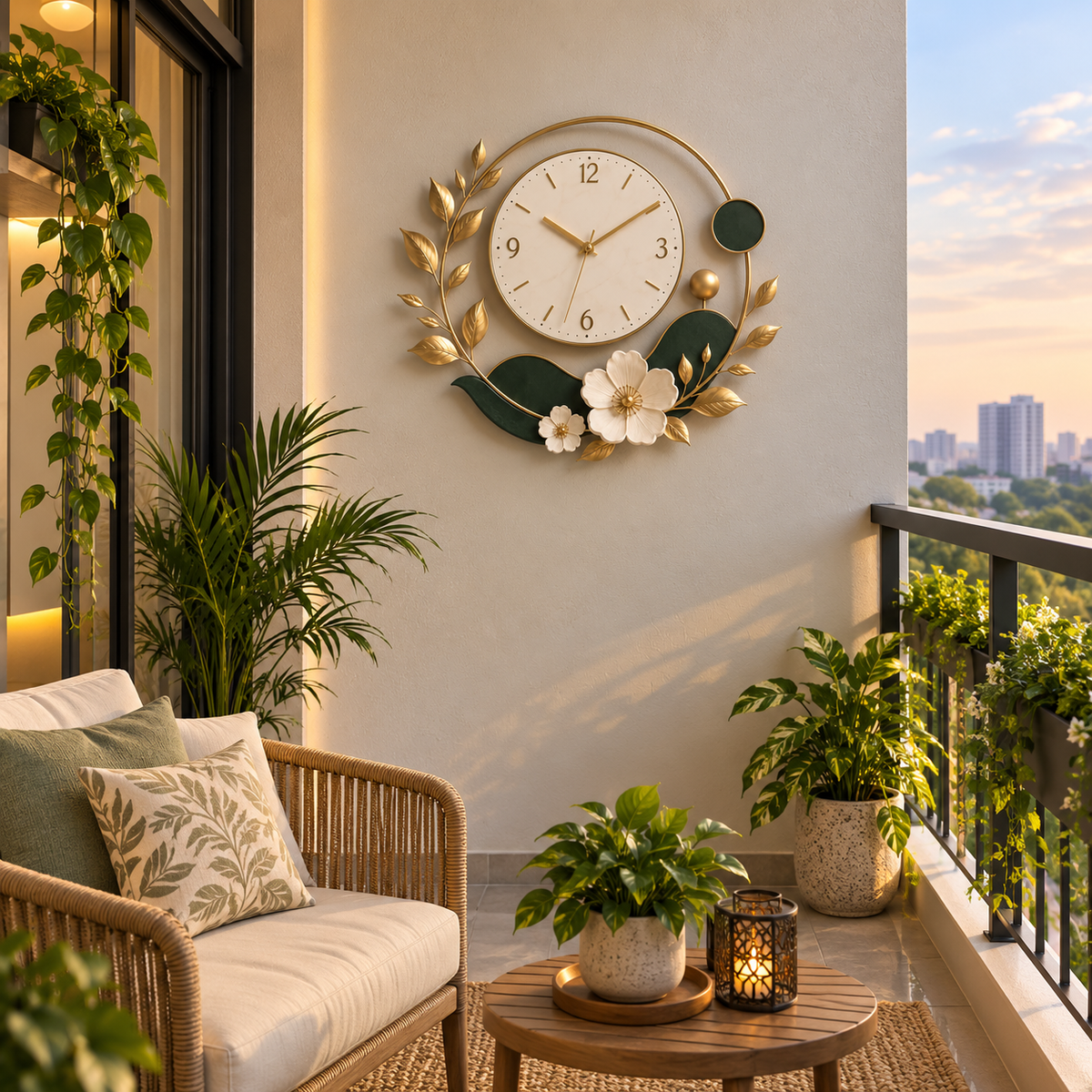 Metal Wall Art Modern Wall Hanging for Bedroom & Home [WALLNEEDS]