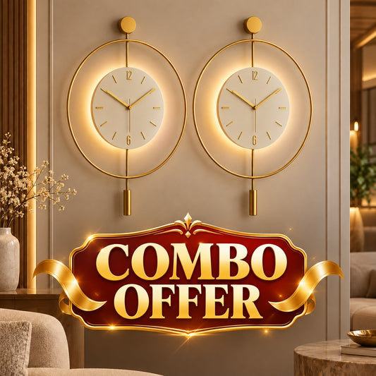 WallArtix wall clock combo