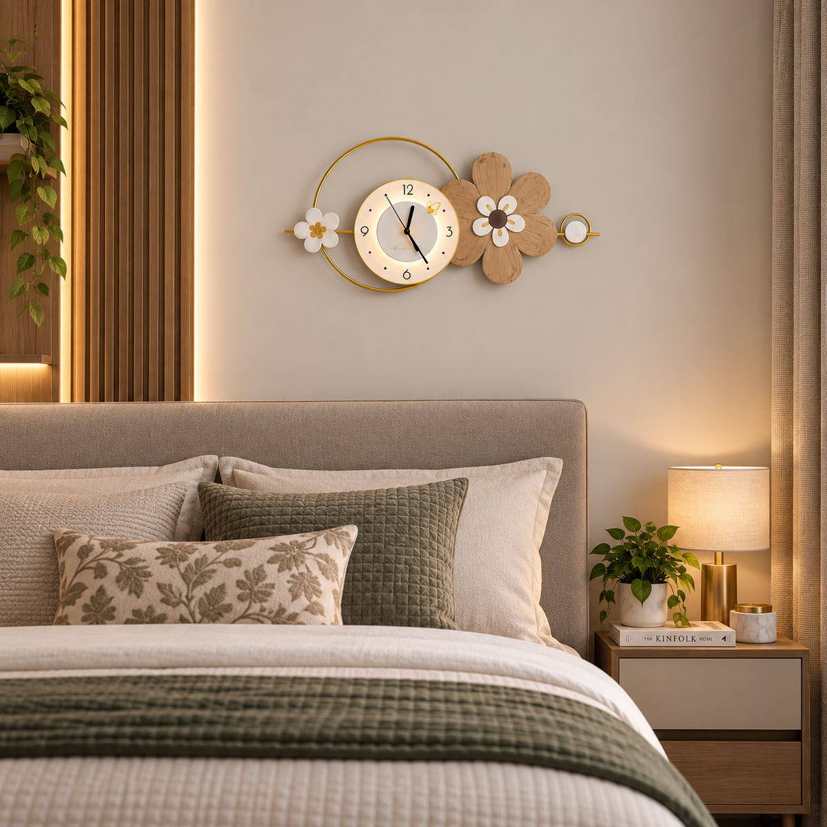 Metal Wall Art Modern Wall Hanging for Bedroom & Home W.P [WALLNEEDS]