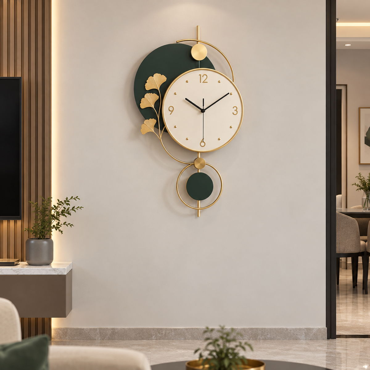 Metal Wall Art Modern Wall Hanging for Bedroom & Home [WALLNEEDS]